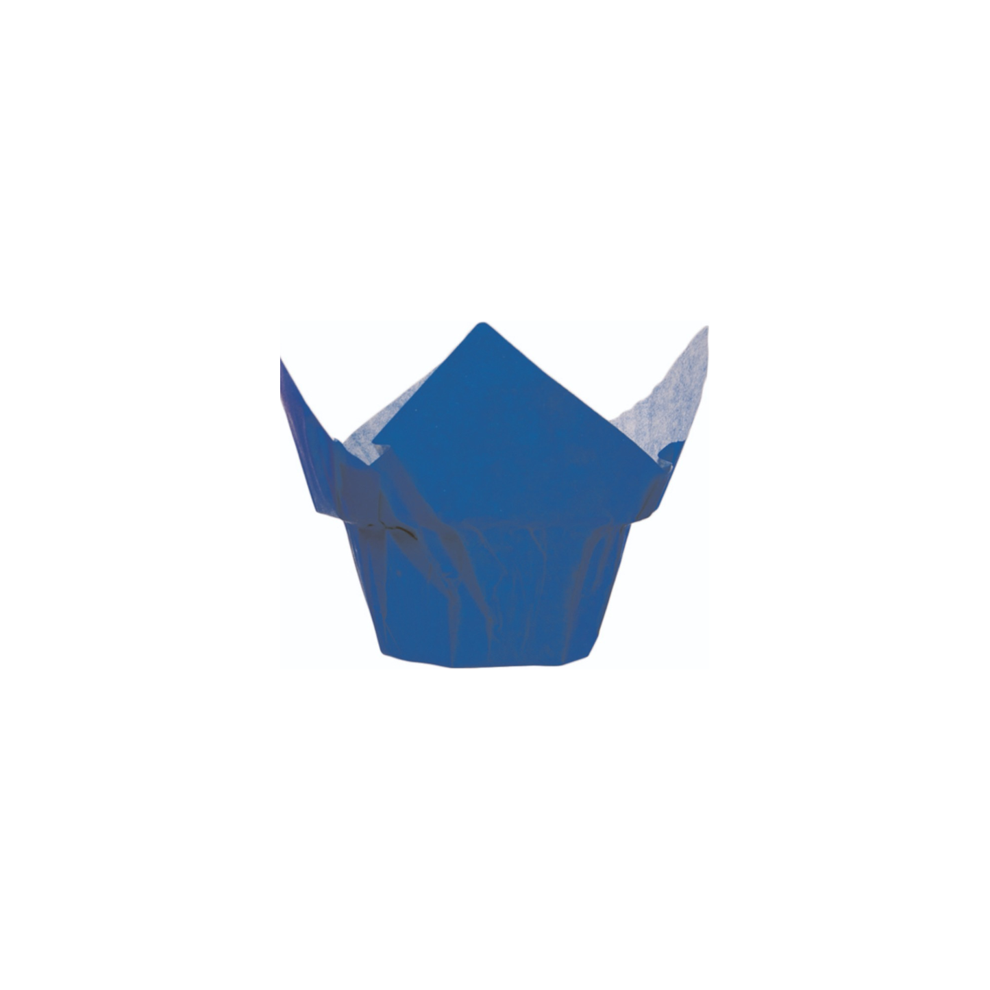 Tulip Cup Backform Blau H:4-8,5cm Ø5cm - 3800 Stück