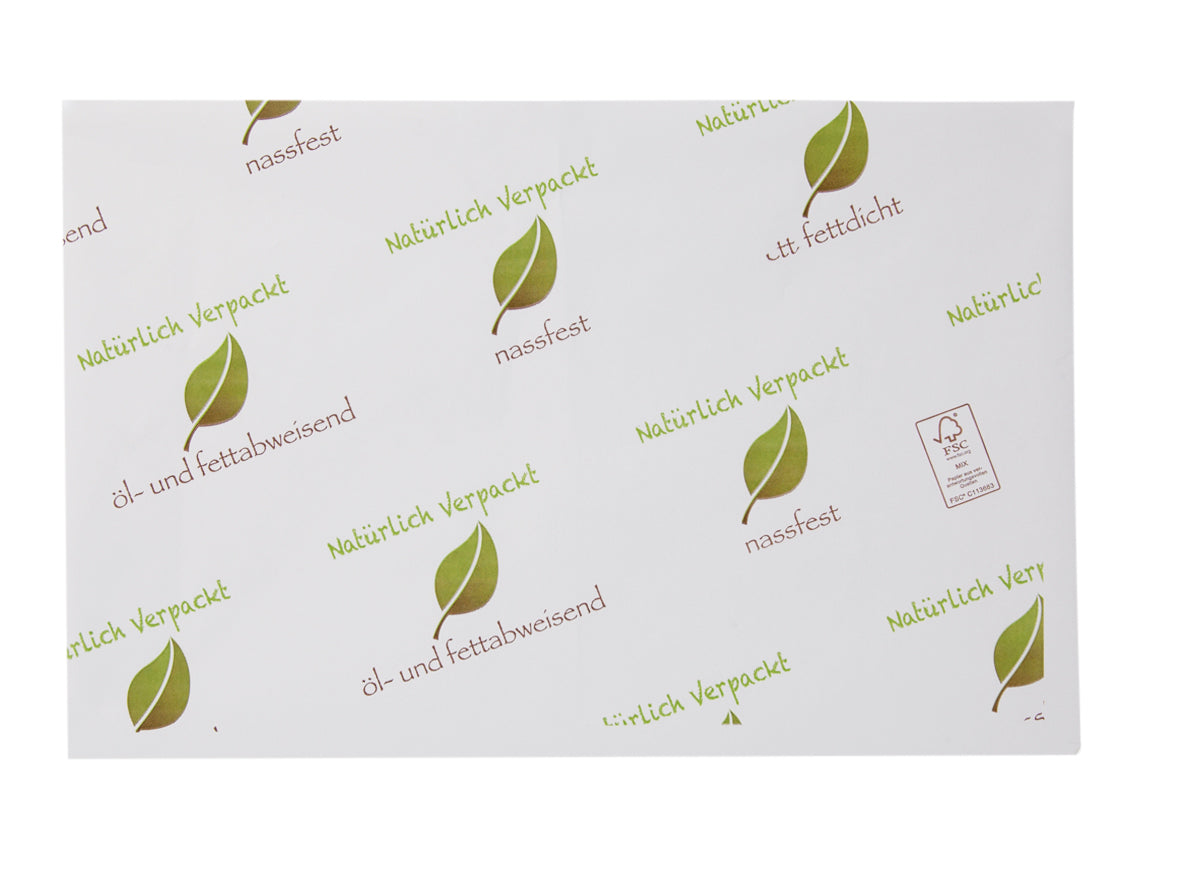 Einschlagpapier Biofrisch NATÜRLICH 1/8 25x37,5cm - 12,5kg
