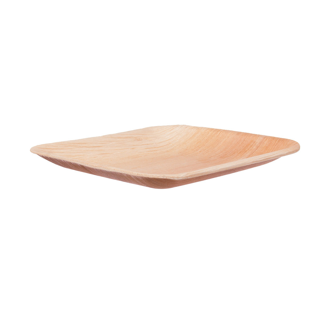 Bio Palmblatt Geschirr Terrine eckig 14x14x5cm - 100 Stück