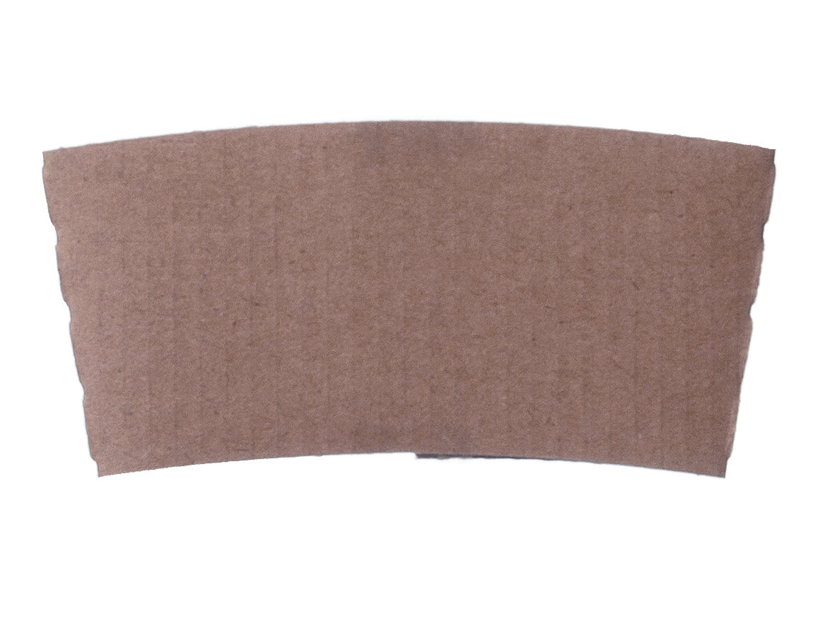 Kaffeebecher Manschetten Pappe braun für 0,2l Becher - 1000 Stück