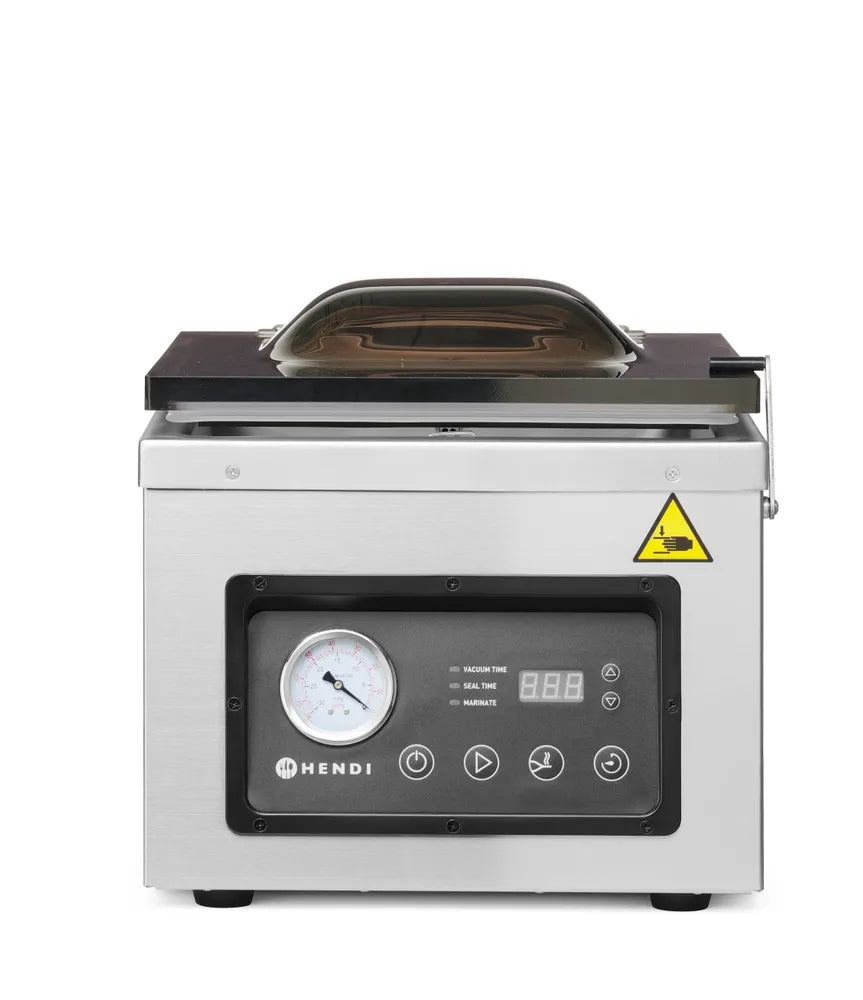 Vakuumkammer-Verpackungsmaschine, HENDI, Profi Line, Dichtungsband: 300 mm, 230V/950W, 367x425x(H)364mm