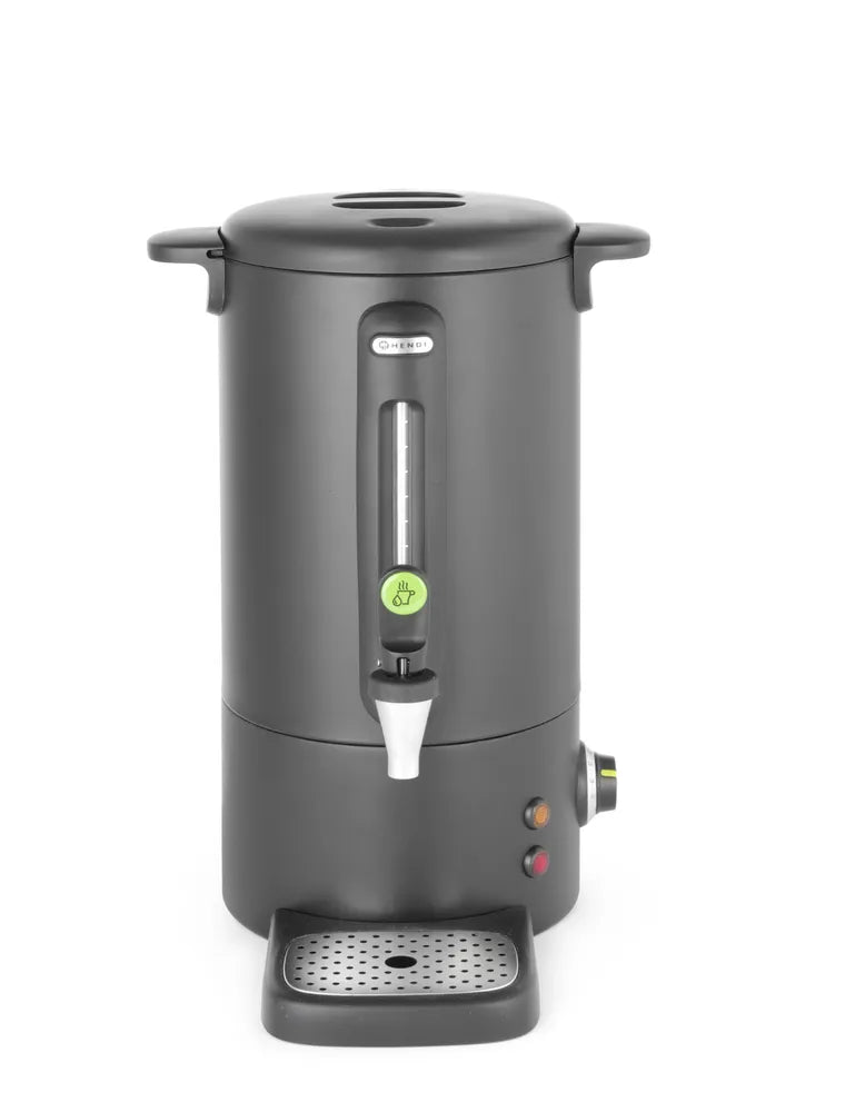 Heißgetränkekessel UNIQ, HENDI, designed by Robert Bronwasser, 9L, Schwarz, 220-240V/950W, 307x330x(H)450mm