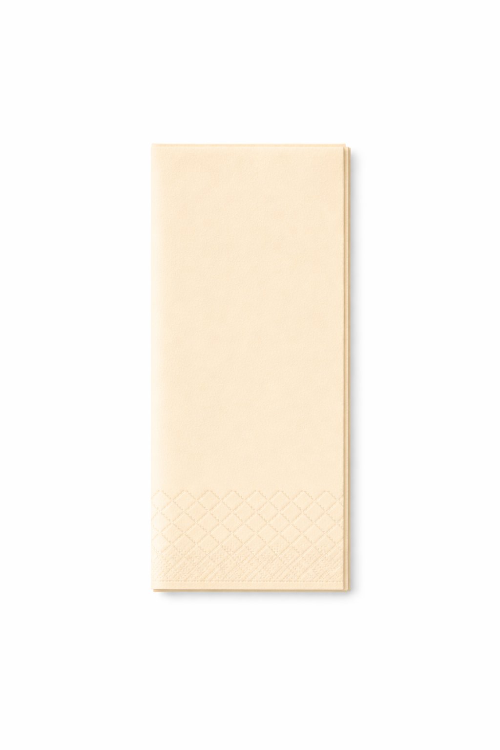 Servietten 33x33cm 3-lagig 1/8 Falz Creme - 1600 Stück