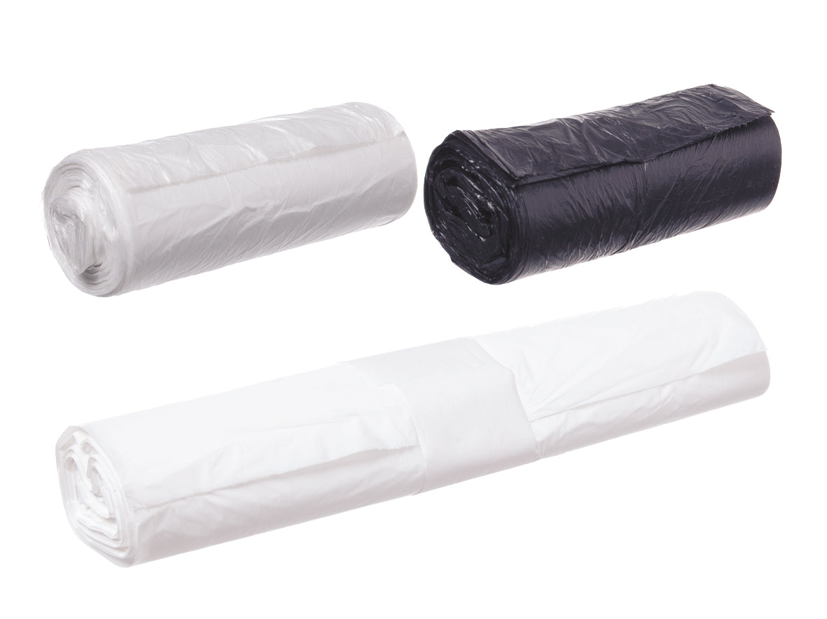 Müllbeutel HDPE 60 Liter weiß 630x850mm - 360 Stück