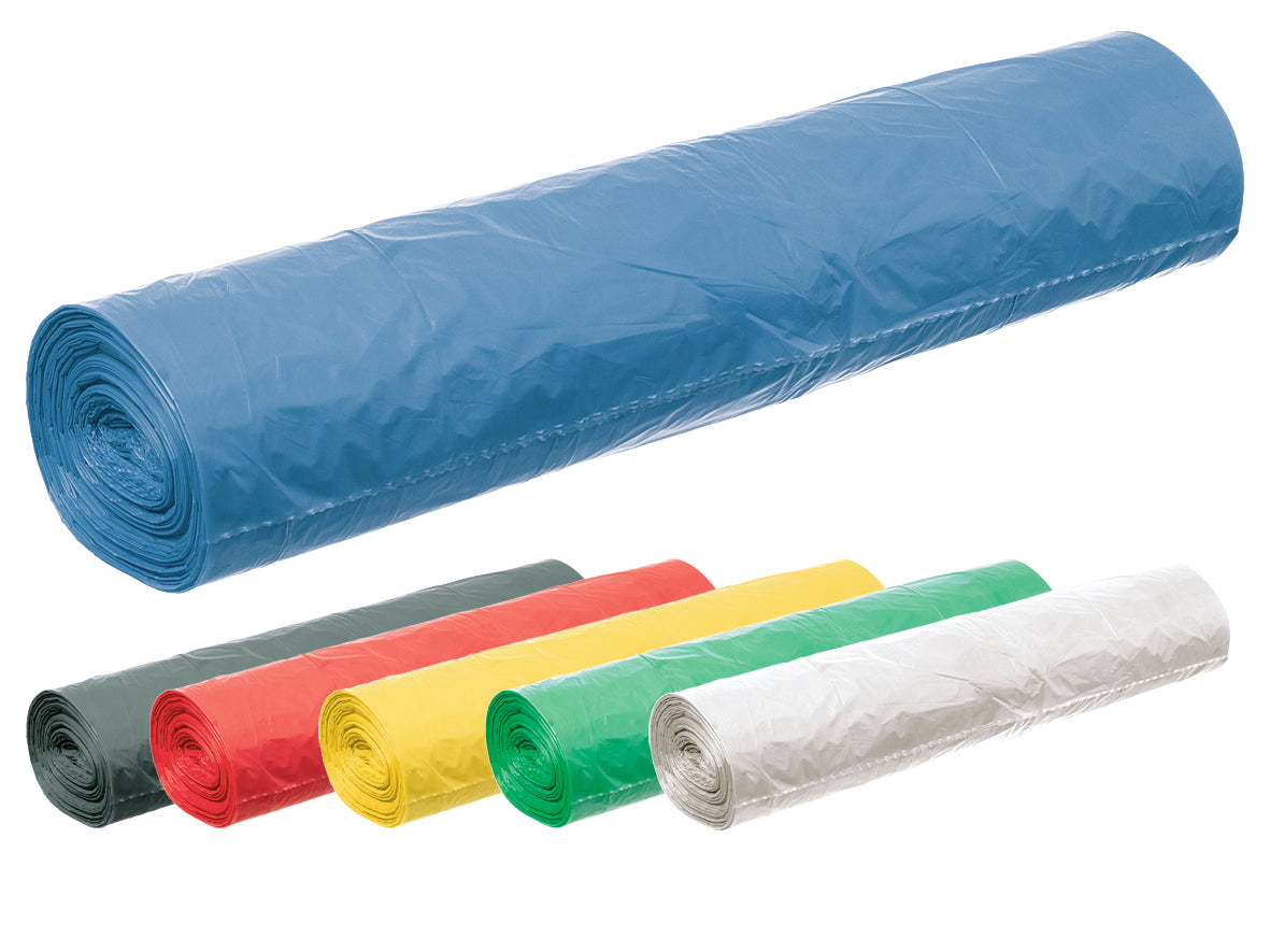 Müllbeutel HDPE 120 Liter blau 700x1100mm - 500 Stück