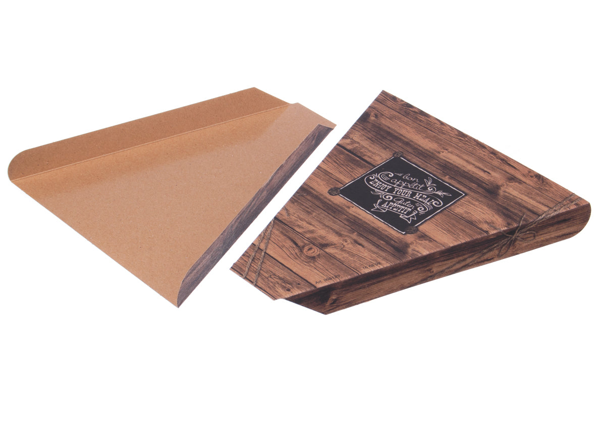 Pizza Slice Pappteller Enjoy Green 172x180mm - 250 Stück