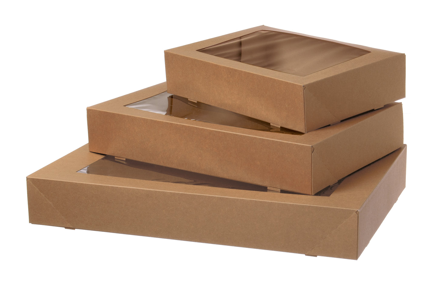 Transport Karton mit Sichtfenster 55x37,5x8cm - 50 Stück