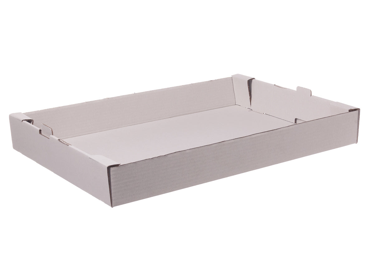 Kuchensteige Pappe 40x60x7cm weiß - 50 Stück