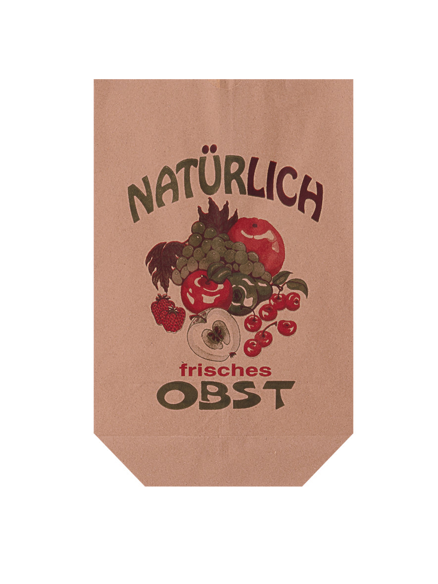 Obst Papier Bodenbeutel 2,5kg 22,5x37,5cm braun - 500 Stück
