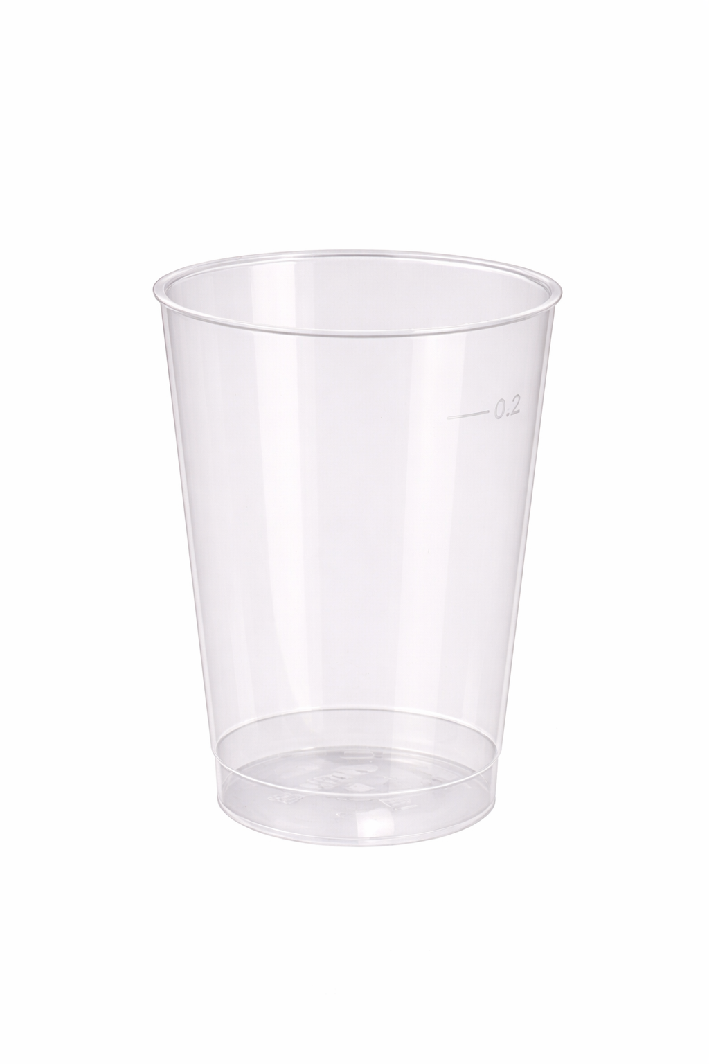 Mehrweg Trinkbecher 0,2l transparent - 800 Stück
