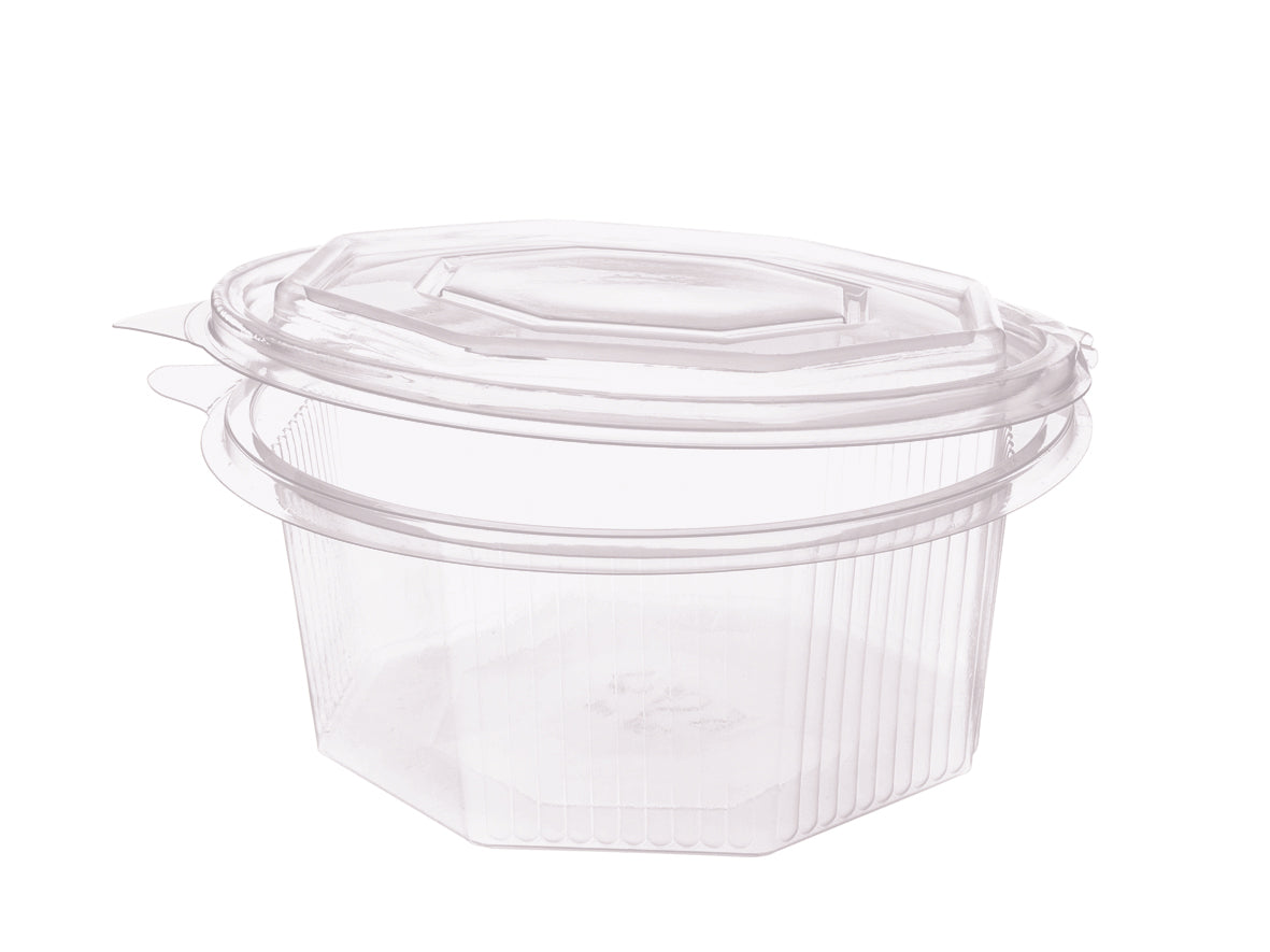 Salat Klappboxen 8-eckig 500ml 116x116x64mm - 500 Stück