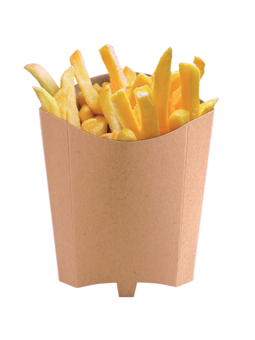 Pommes Schütte Pappe Easy 196ml 94x41x99mm - 1000 Stück