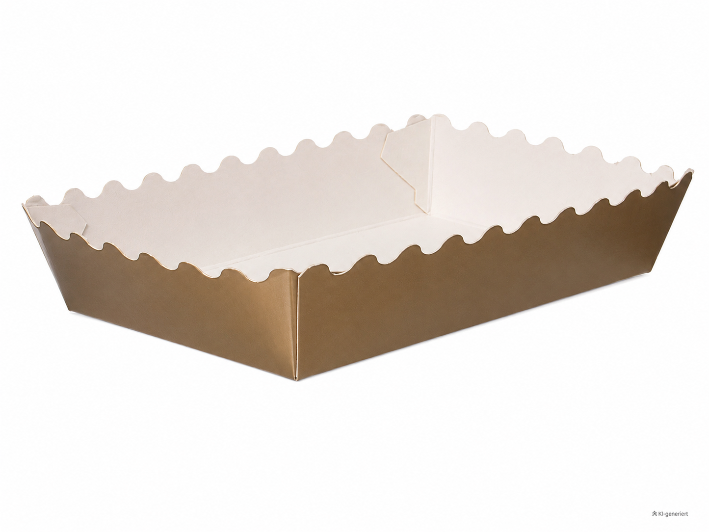 Gebäckschale Keksschale Pappe Weihnachten 115x75x25mm - 500 Stück