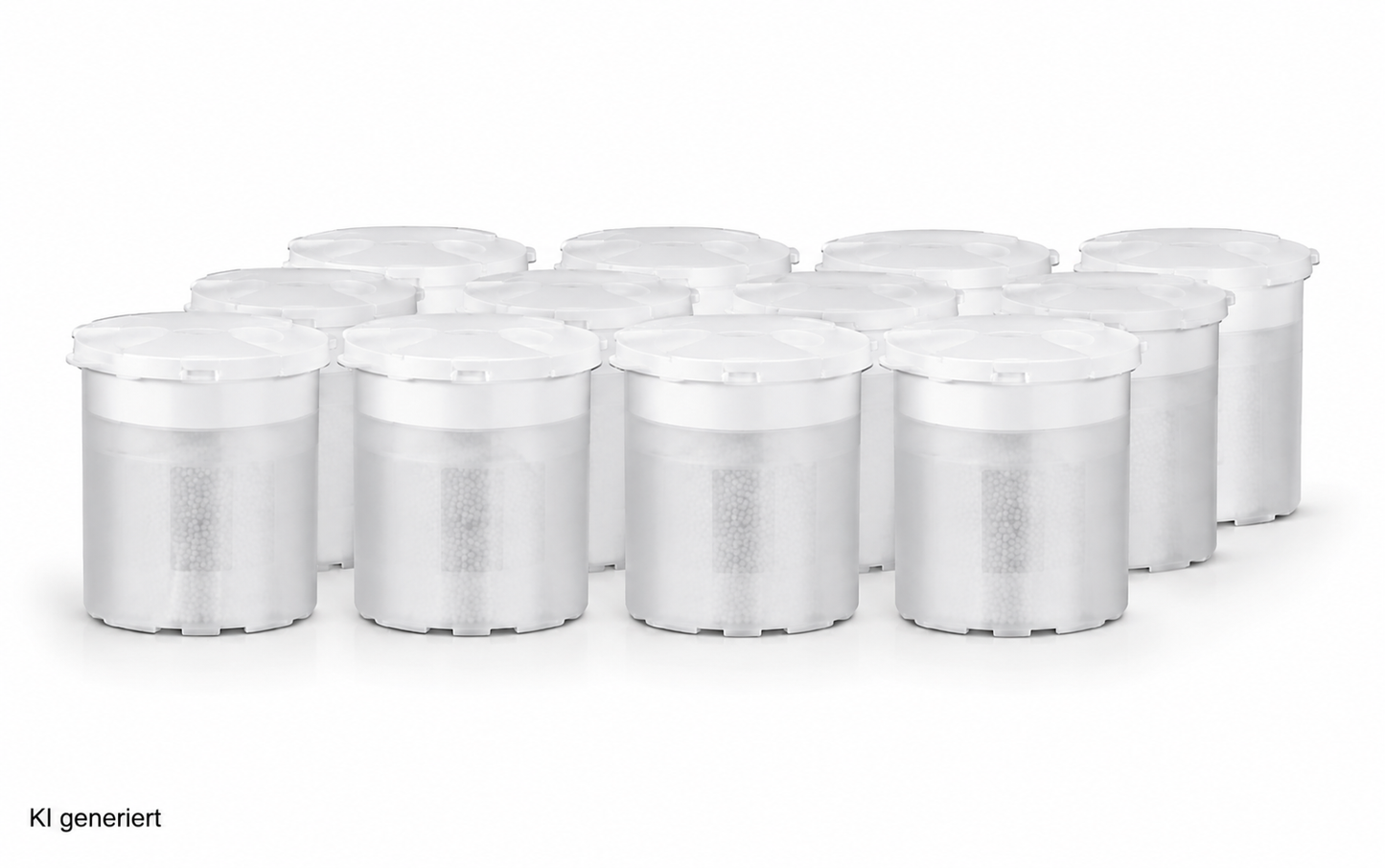 Mousse Chef transparente Kunststoffbecher Set à 12 mit Verschlusskappe