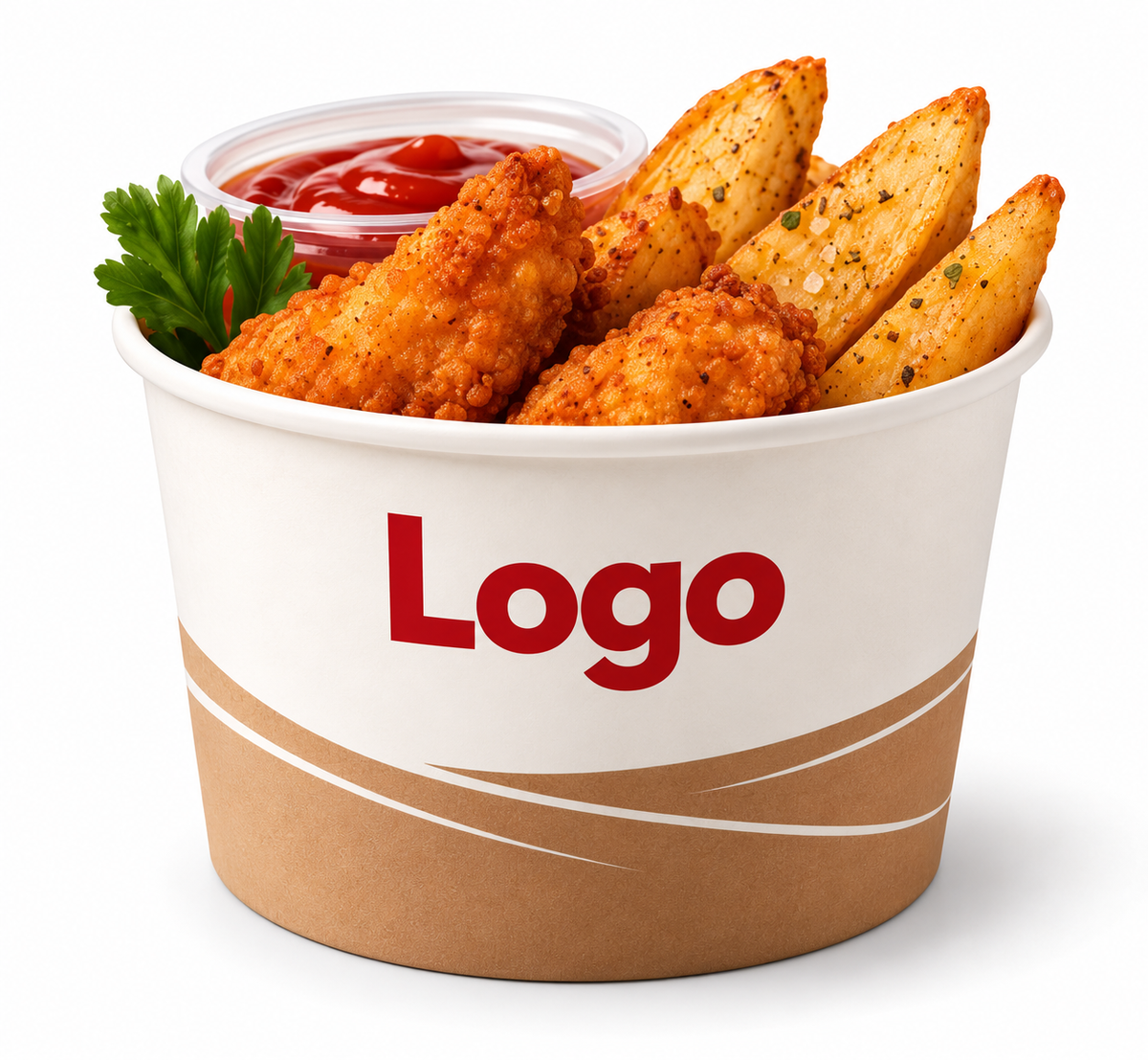 Food Bucket 1000ml Logo