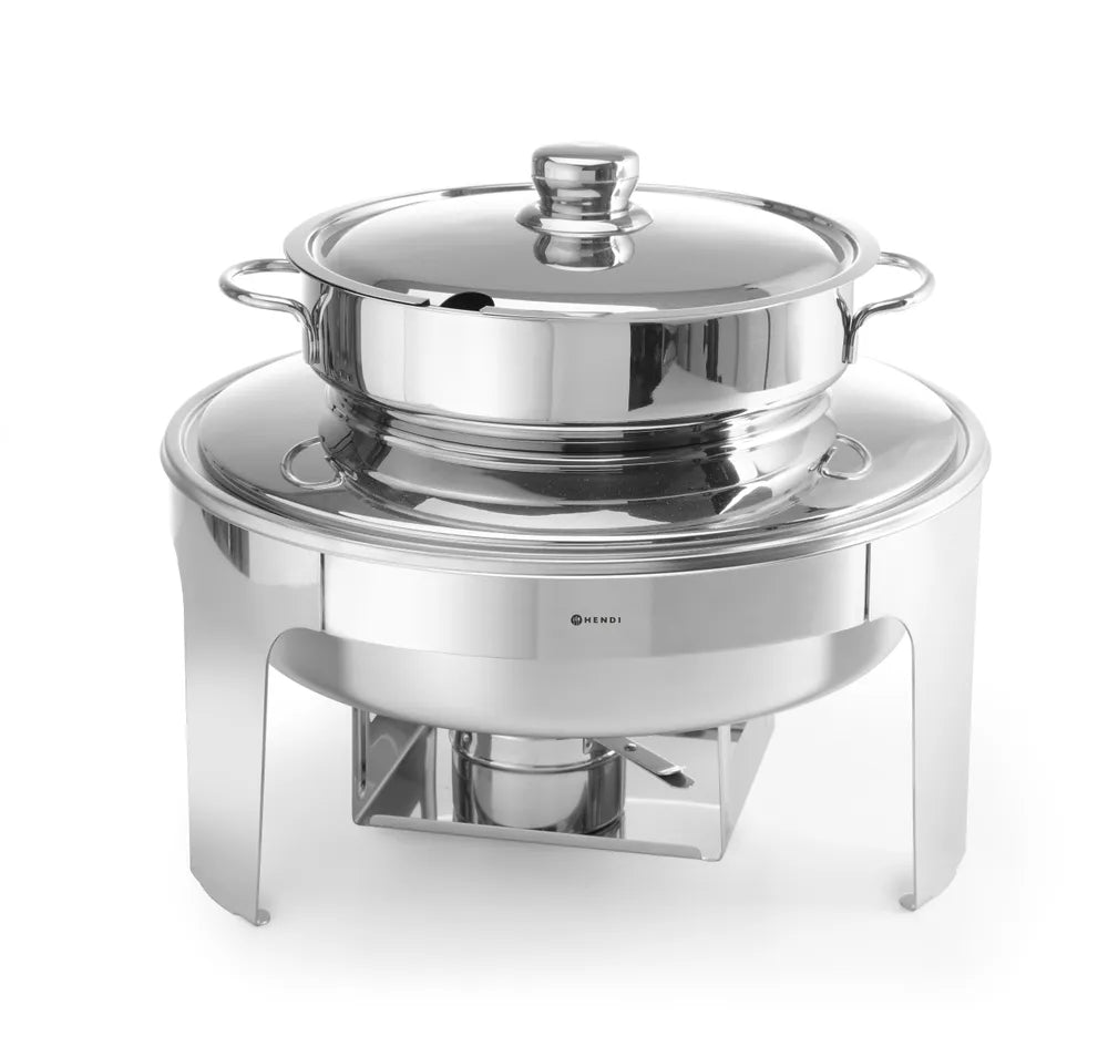 Suppen Chafing Dish, Spiegelglanz, HENDI, Profi Line, 10L, ⌀420x(H)380mm