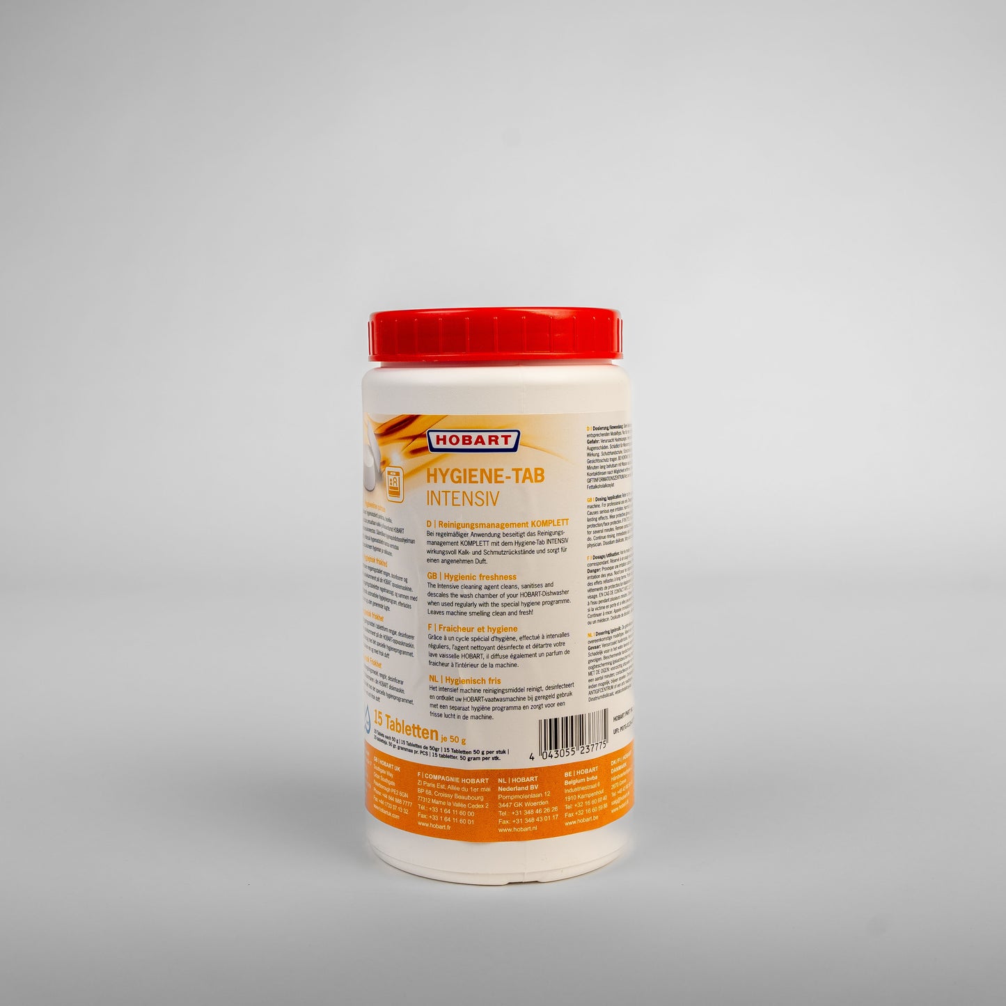 Hobart Hygiene Tabs intensiv Spülmaschinentabs Hygiene- Reinigungs-Tabs - 15 Tabs