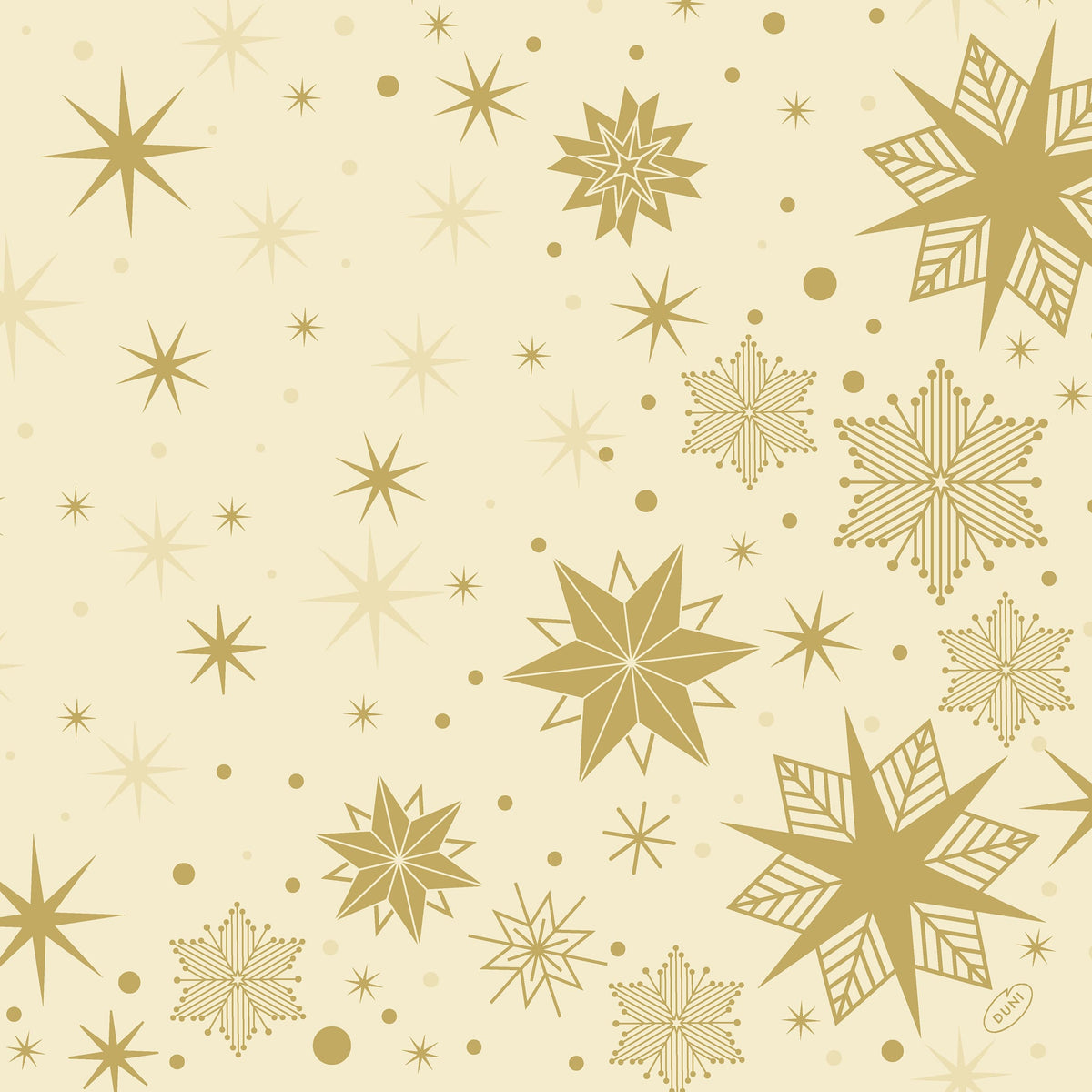 Bio Soft Servietten 40x40cm 1/4 Falz Stargazing Cream - 60 Stück