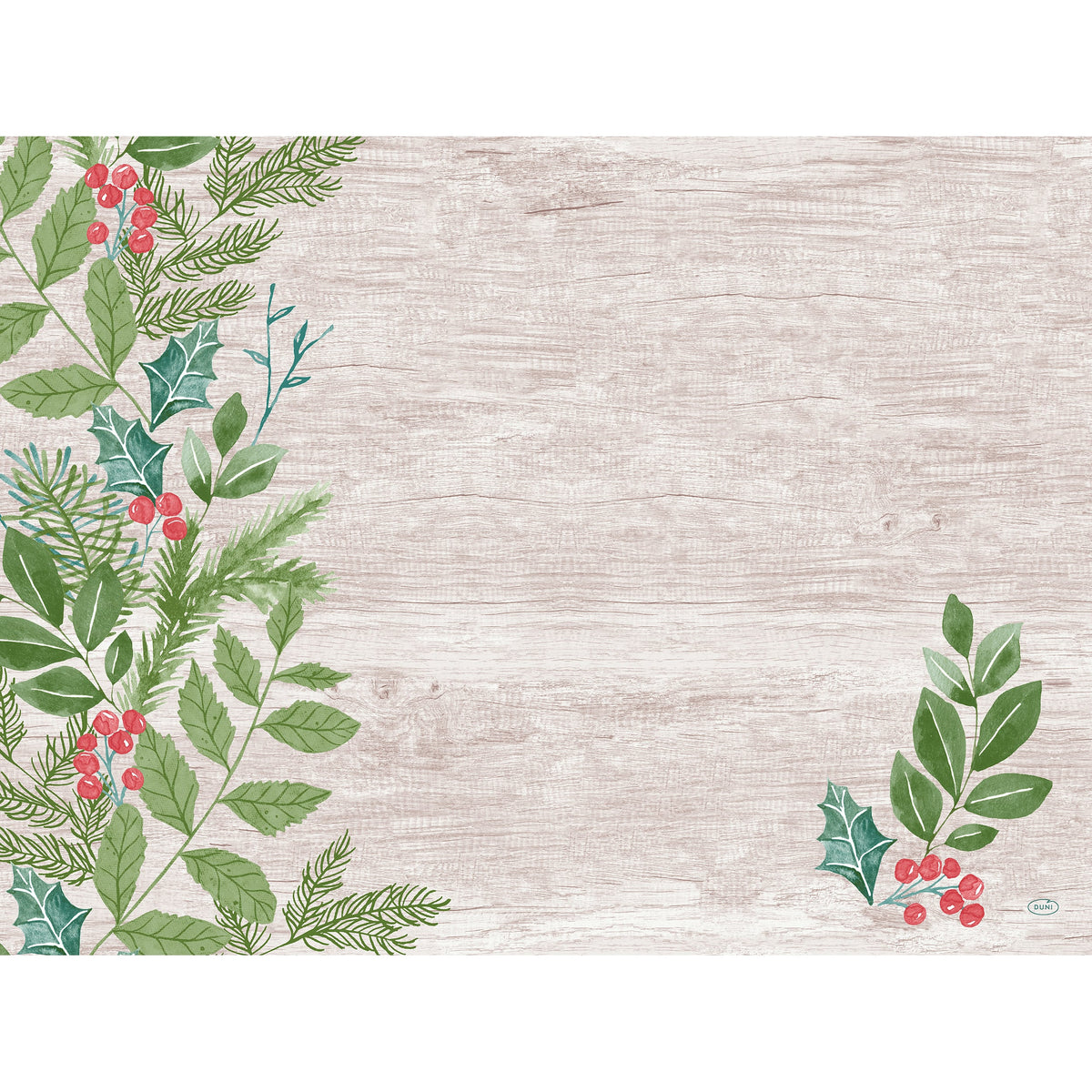 Papier Tischsets 30x40cm Winter Greenery - 250 Stück