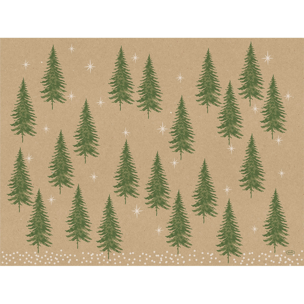 Papier Tischsets 30x40cm Humble Trees - 250 Stück