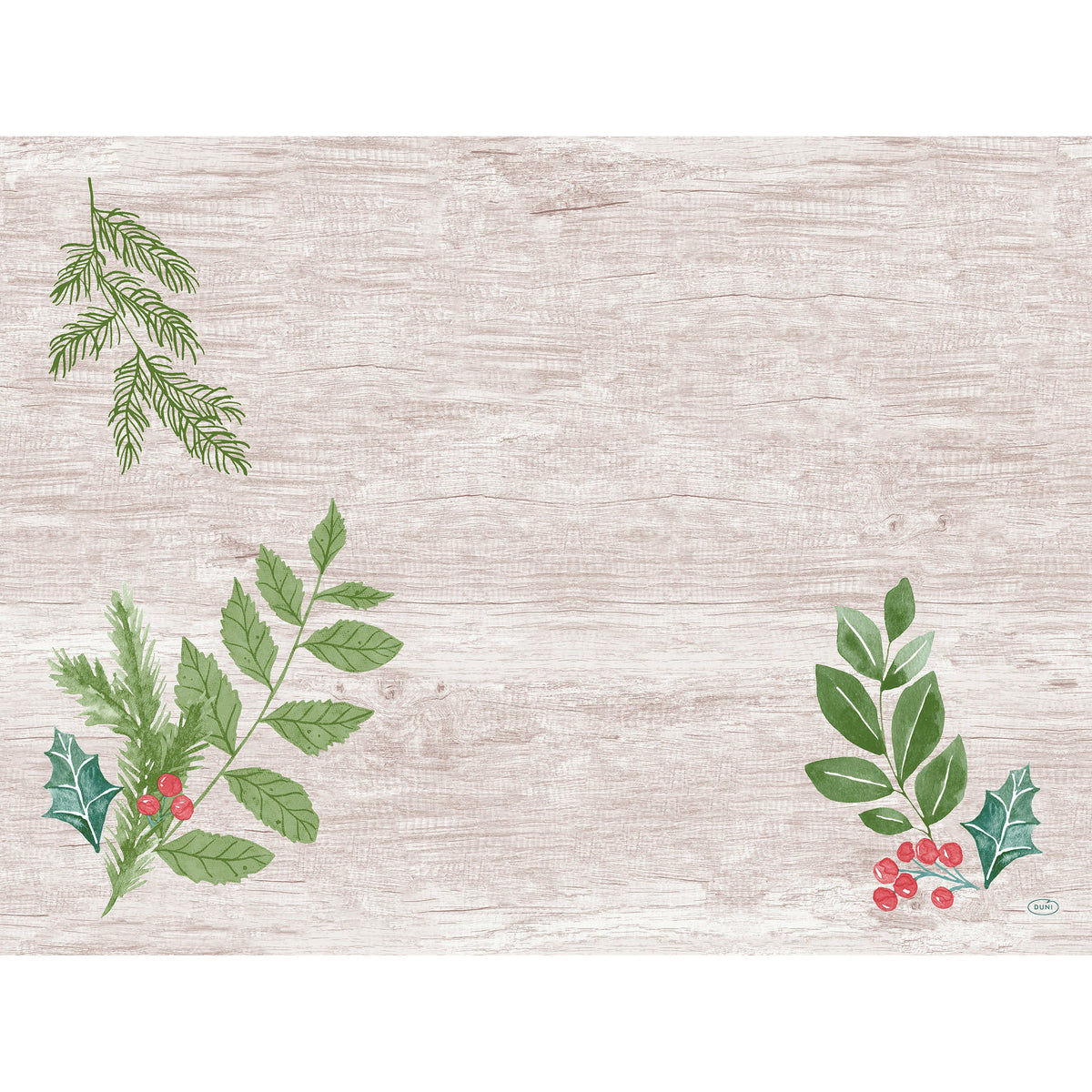 Dunicel Tischsets 30x40cm Winter Greenery - 100 Stück
