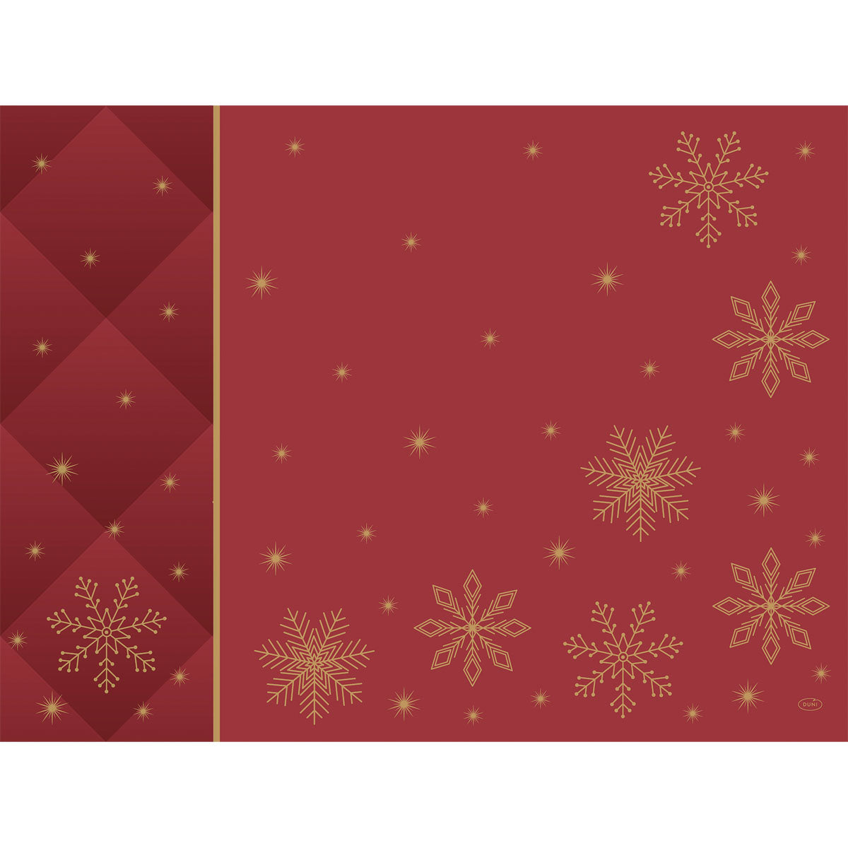 Dunicel Bio Tischsets 30x40cm Rhombus Bordeaux - 100 Stück