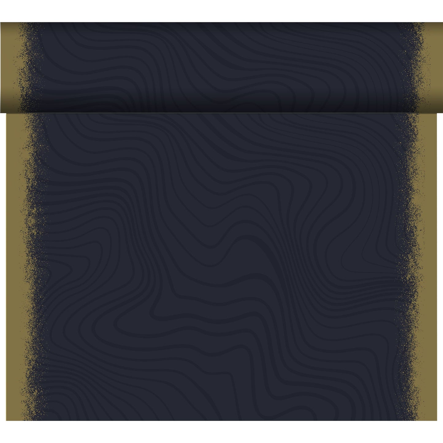 Dunicel Bio Tischläufer 24mx40cm Sparkly Black - 80 Abschnitte