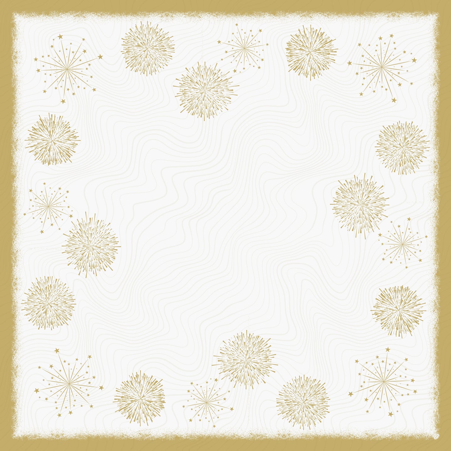 Einweg Dunicel Bio Tischdecken 84x84cm Sparkly White - 100 Stück