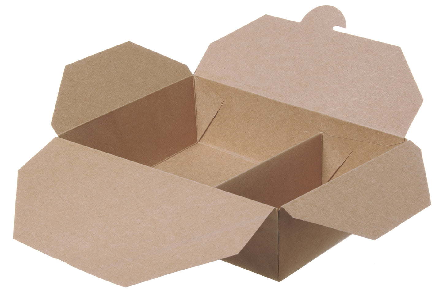 Lunchbox mit Unterteilung 2000ml 210x140x65mm - 200 Stück