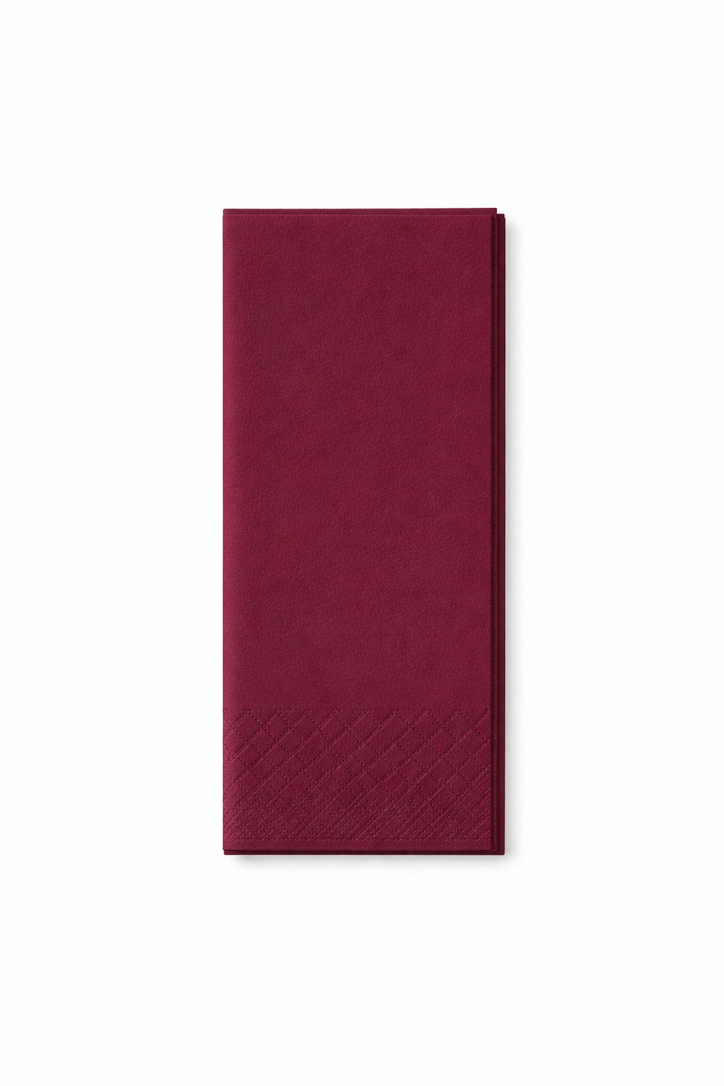 Servietten 33x33cm 2-lagig 1/8 Falz Bordeaux - 2000 Stück