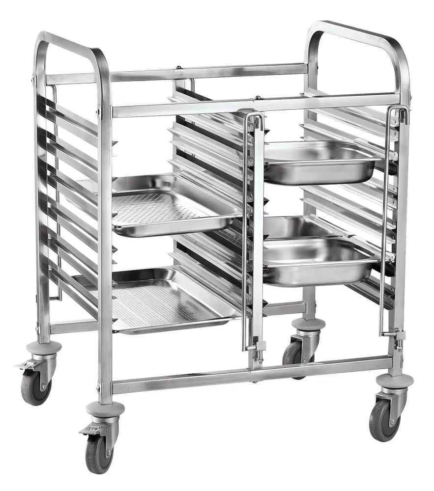 Transportwagen doppelt - 12xGN1/1, HENDI, 810x610x(H)960mm