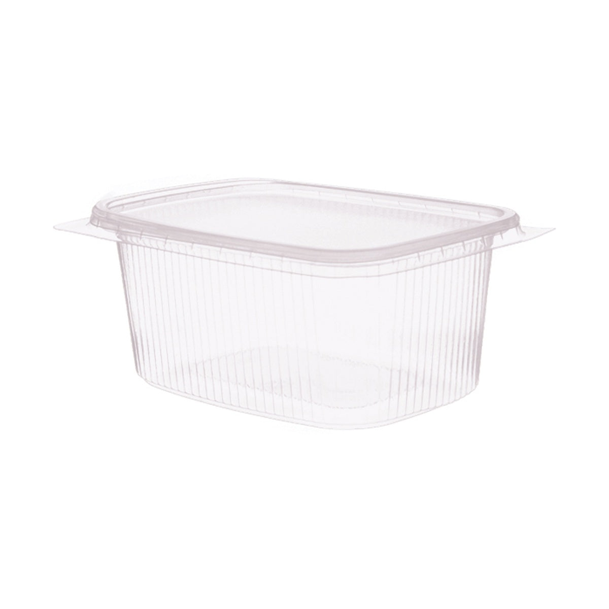 Verpackungsbecher eckig PP 300ml mit Deckel 108x82x60mm - 1000 Stück