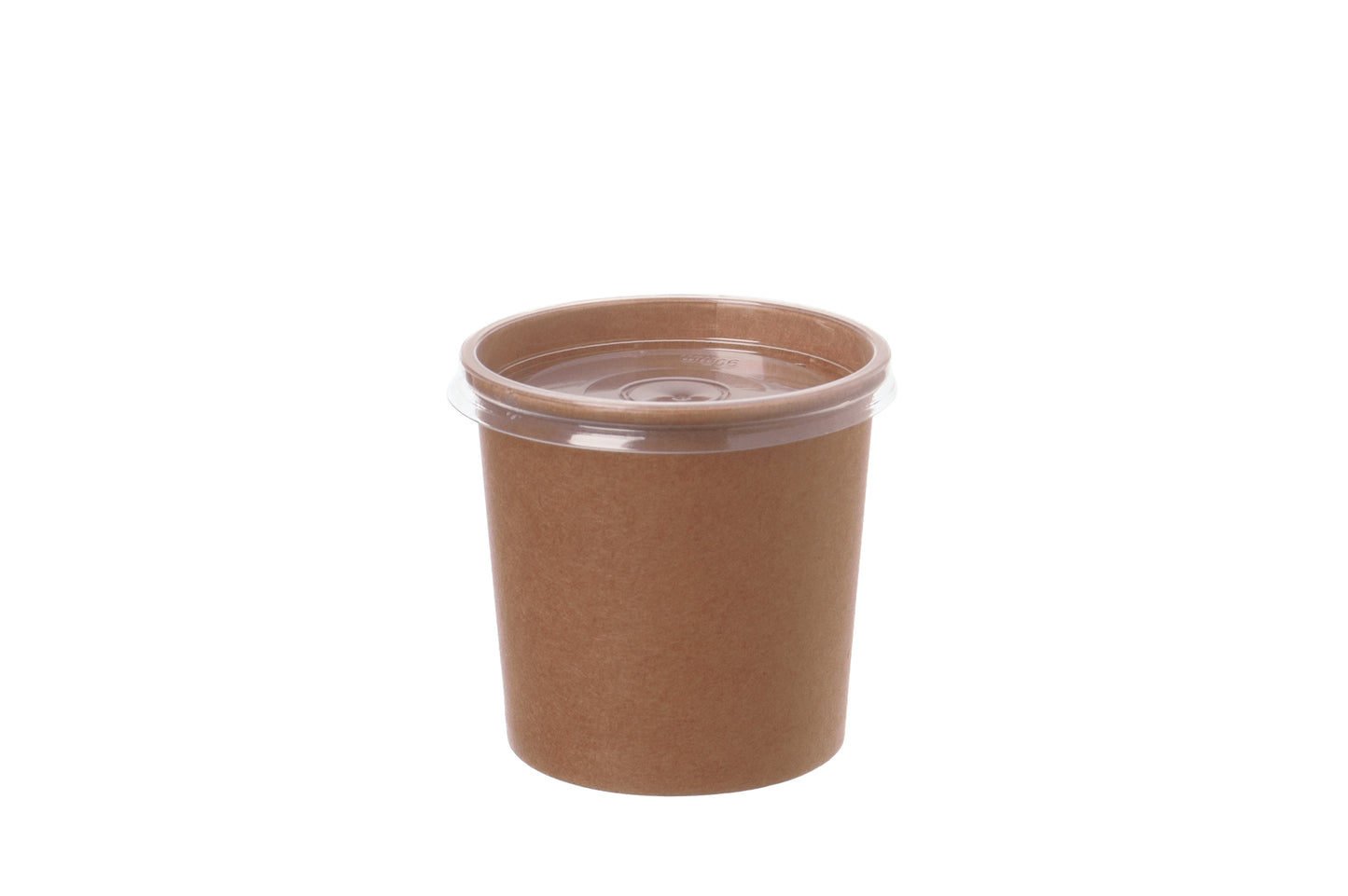 Suppenbecher Pappe 360ml mit Dampfloch-Deckel - 500 Stück