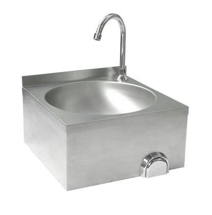 Waschbecken mit Kniebedienung, HENDI, 400x428x(H)406mm