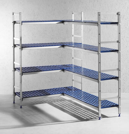 Regalsystem aus Aluminium für GN Behälter, HENDI, 1120x355x(H)1685mm