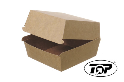 Hamburger Burger Box Pappe 110x110x80mm - 200 Stück