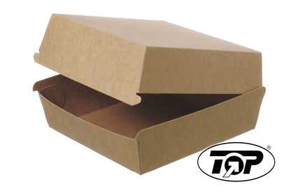 Hamburger Burger Box Pappe 145x145x80mm - 300 Stück