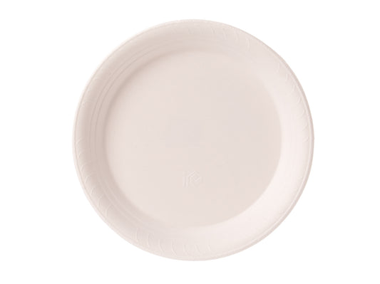 Einweg Teller Bagasse ungeteilt 17cm - 1000 Stück