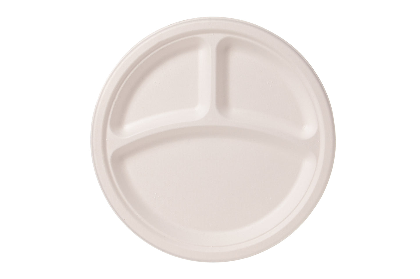 Einweg Teller rund 3-geteilt 26cm  400 Stück