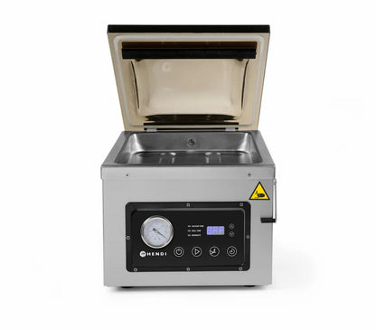 Vakuumkammer-Verpackungsmaschine, HENDI, Profi Line, Dichtungsband: 300 mm, 230V/950W, 367x425x(H)364mm