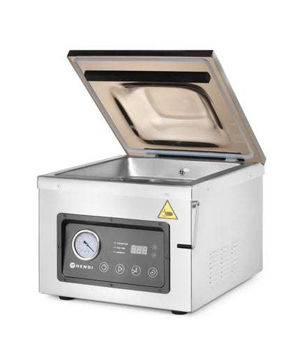 Vakuumkammer-Verpackungsmaschine, HENDI, Profi Line, Dichtungsband: 300 mm, 230V/950W, 367x425x(H)364mm