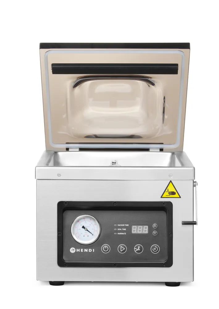 Vakuumkammer-Verpackungsmaschine, HENDI, Profi Line, Dichtungsband: 300 mm, 230V/950W, 367x425x(H)364mm