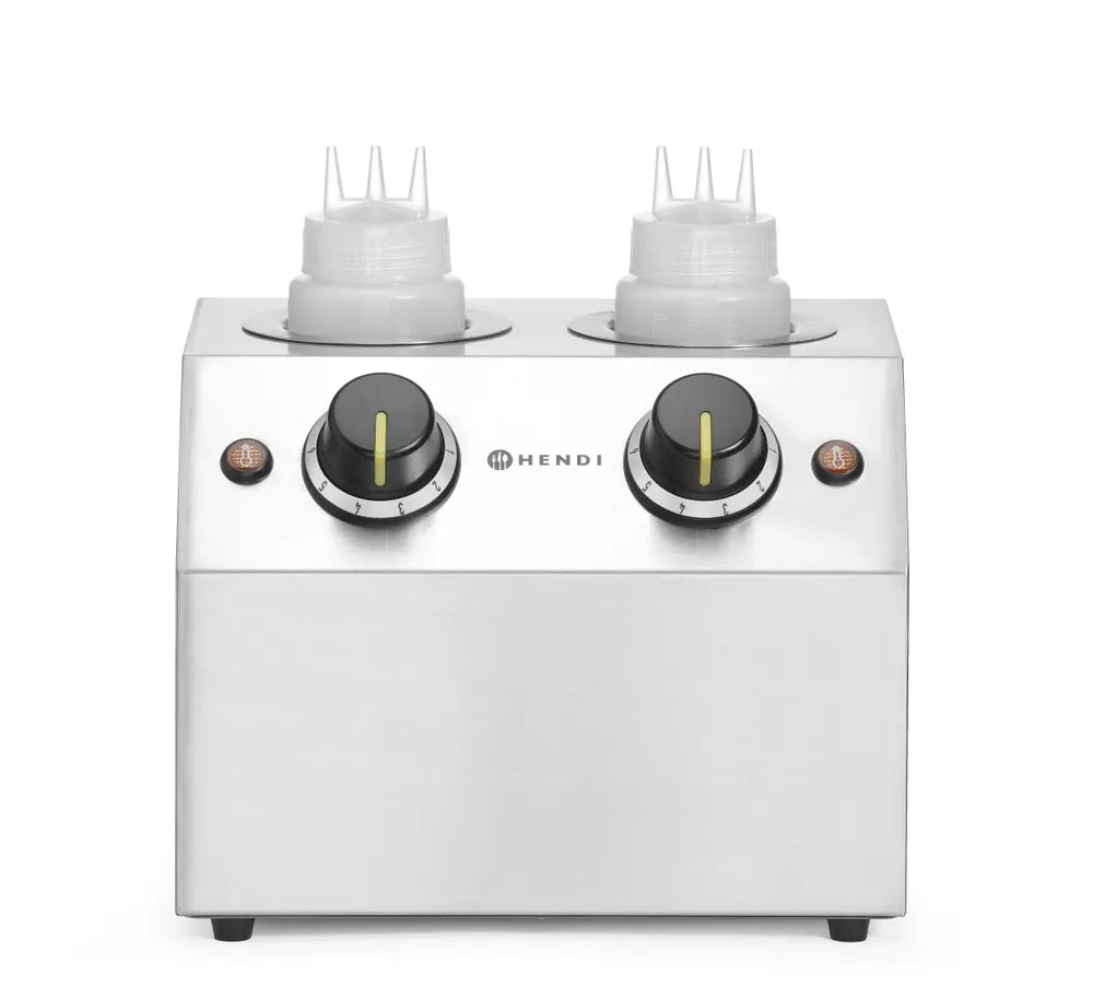 Saucenwärmer doppelt, HENDI, 1,3L, 220-240V/400W, 270x223x(H)282mm