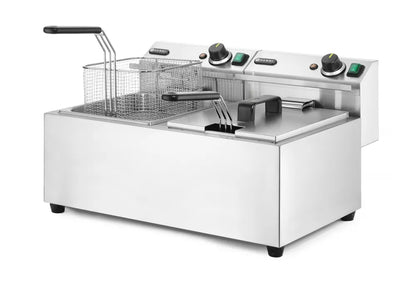 Fritteuse Profi Line, 2×8 l, HENDI, Profi Line, 16L, 230V/7000W, 605x460x(H)369mm