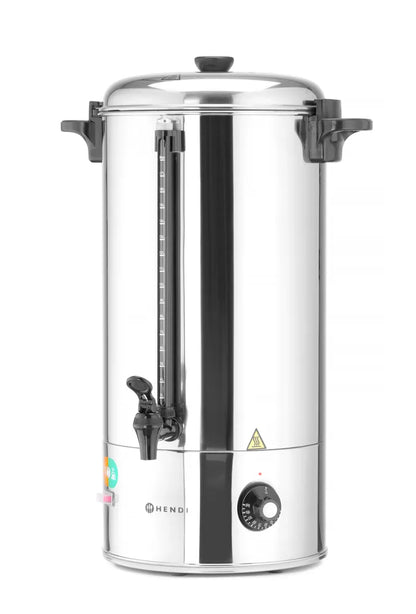 Heißgetränkespender, HENDI, 9L, Silber, 230V/2200W, 340x227x(H)468mm