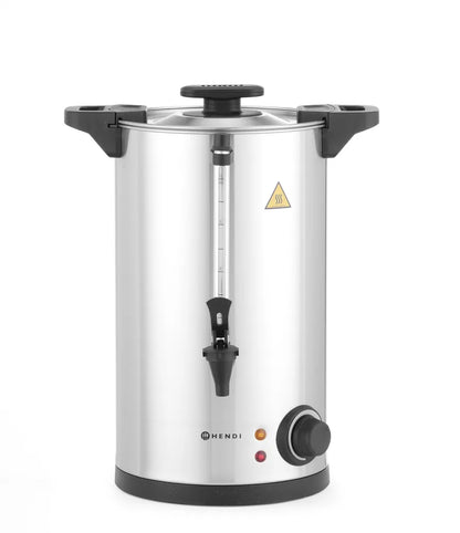 Heißgetränkespender einwandig, HENDI, ≈ 200 Tassen in 65 Min., 30L, 220-240V/2500W, 415x382x(H)620mm