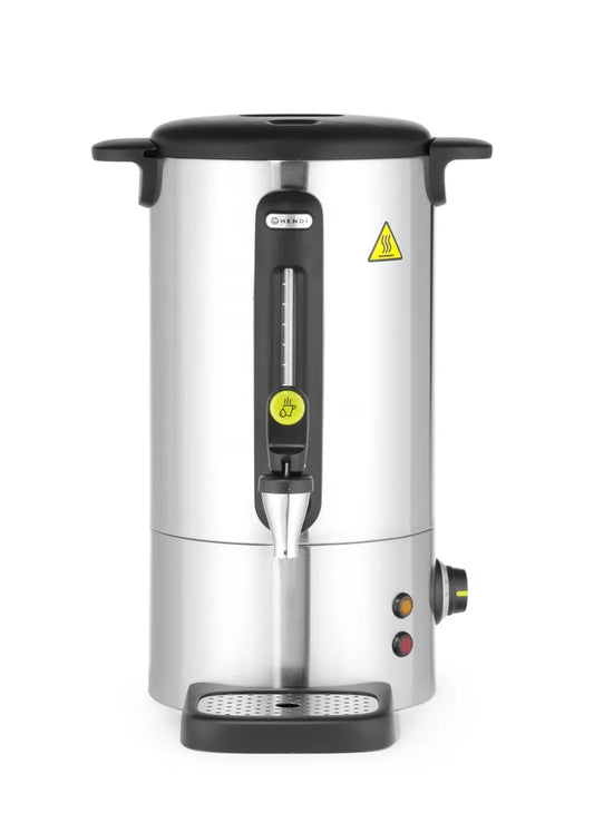 Heißgetränkekessel UNIQ, HENDI, designed by Robert Bronwasser, 9L, Silber, 220-240V/950W, 307x330x(H)450mm