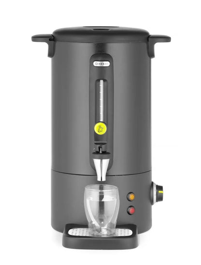 Heißgetränkekessel UNIQ, HENDI, designed by Robert Bronwasser, 9L, Schwarz, 220-240V/950W, 307x330x(H)450mm