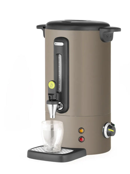 Heißgetränkekessel UNIQ, HENDI, designed by Robert Bronwasser, 9L, Taupe, 220-240V/950W, 307x330x(H)450mm
