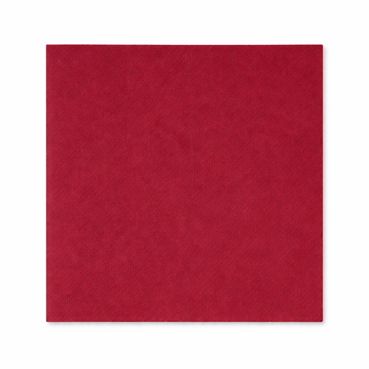 Prägeservietten 33x33cm 1-lagig 1/4 Falz Bordeaux - 5000 Stück